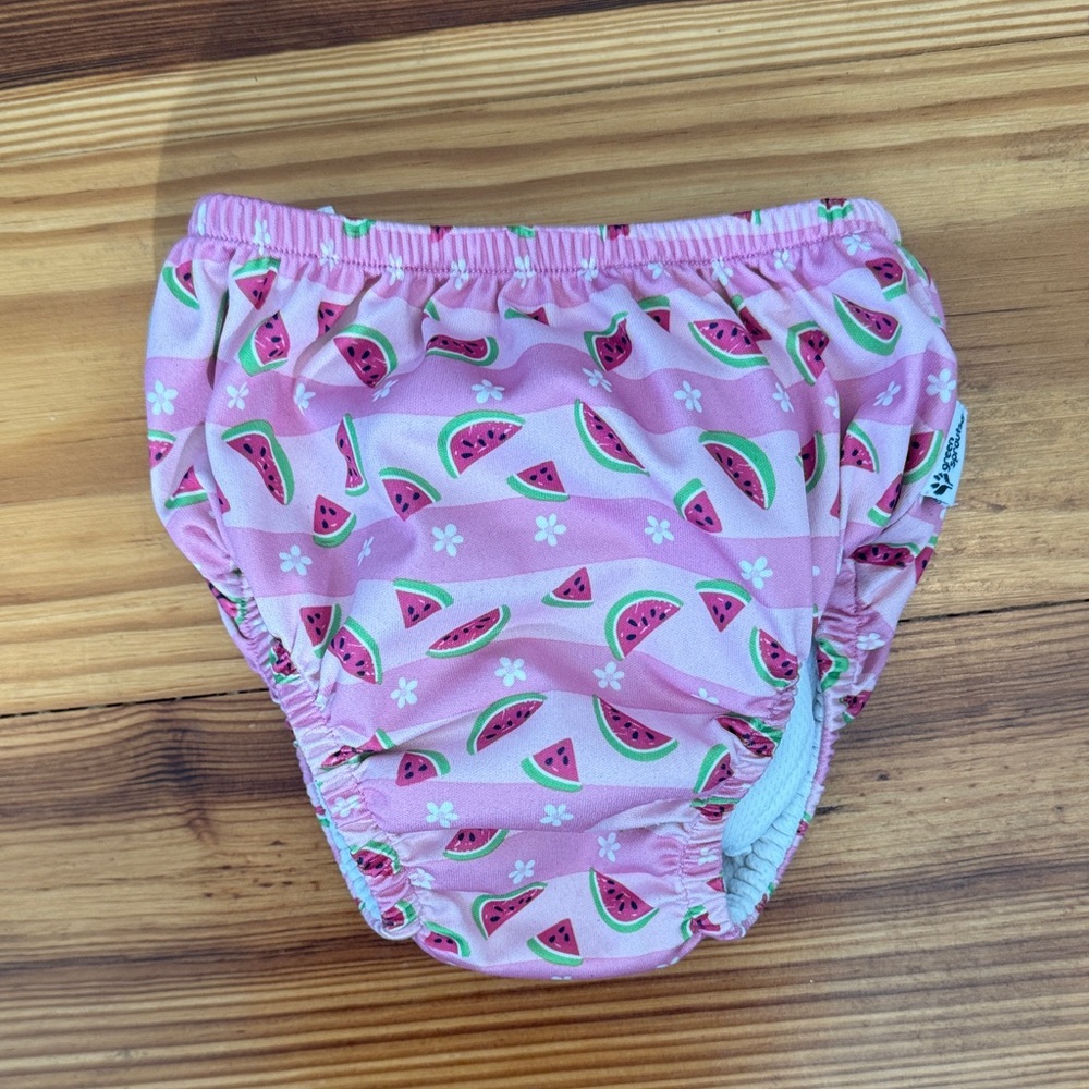 EUC Pink Watermelon Print Kids Swim Diaper size 24 months